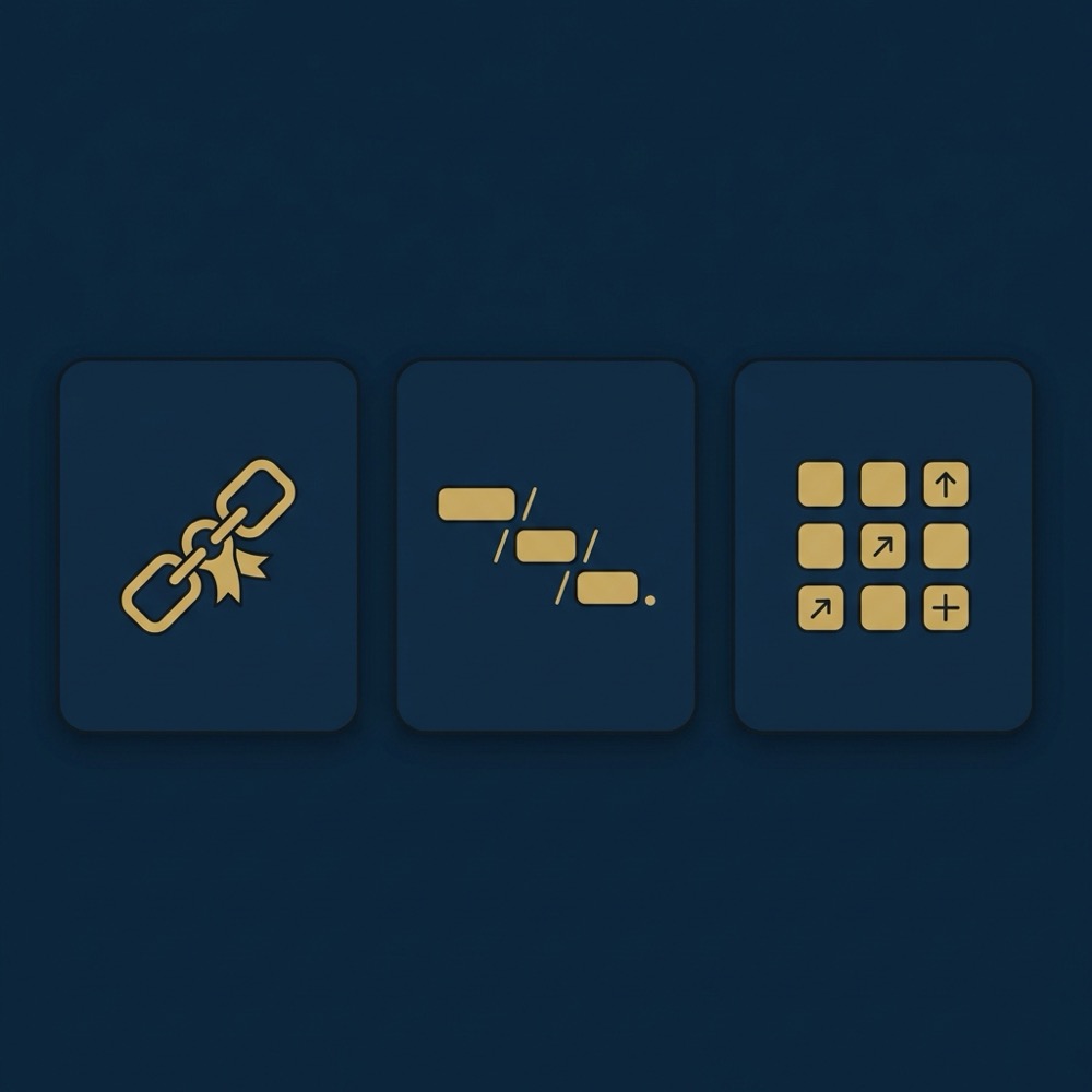 Minimal 2D vector infographic for shopify seo showing canonical tag icon url structure icon and app integration icons in Orvus Ltd colors